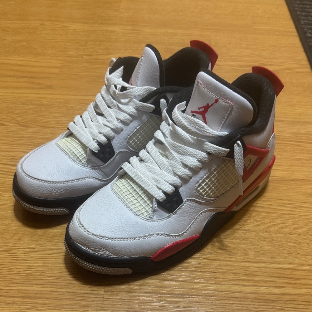 Jordan Kids Sneakers White and Red
